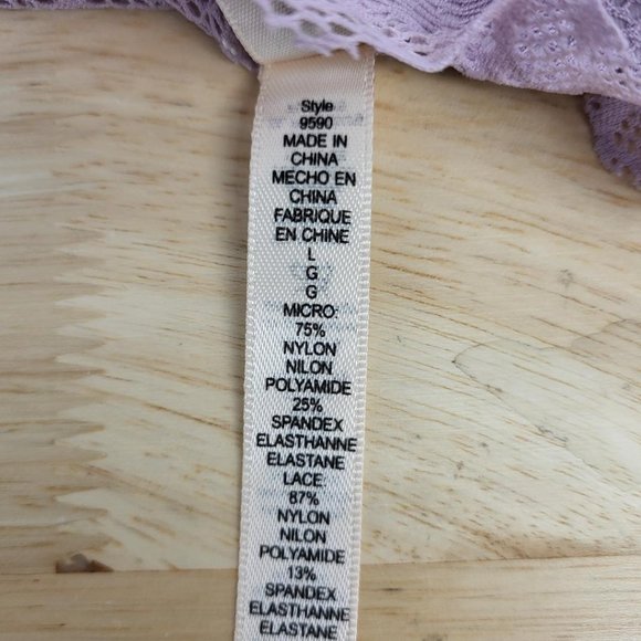 Rhonda Shear Women's Stretch Lace Leisure Bra Style#9590 - Picture 4 of 5